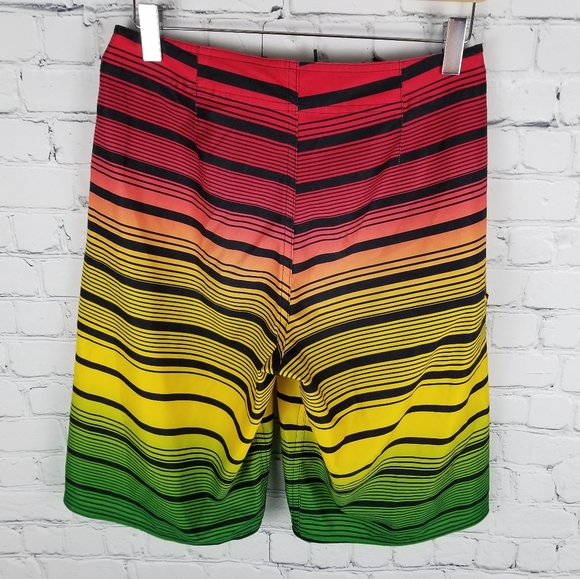 RON JON | striped board shorts - Picture 2 of 3